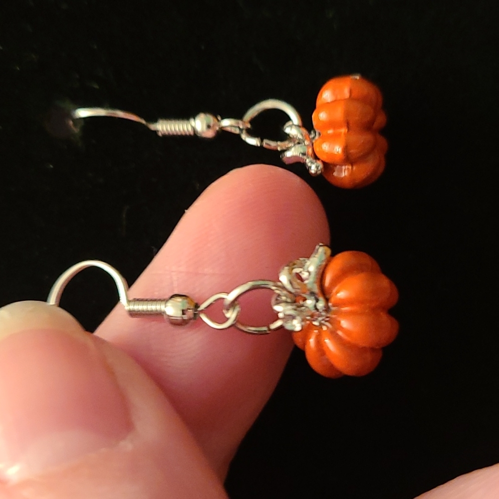 Pumpkin Earrings